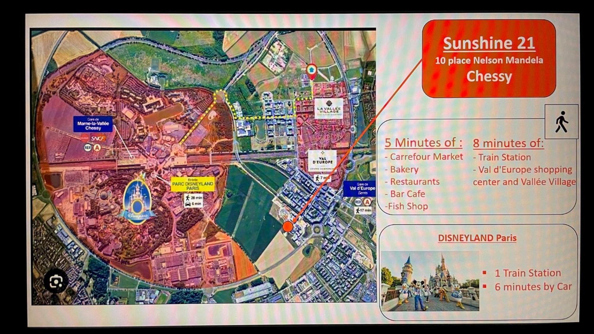 Disneyland-paris Sunshine - 6pers - Terrasse - Vue Sur Parc - 2parkings * Chessy (Seine-et-Marne)